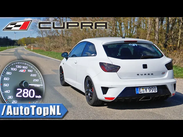 363hp seat ibiza cupra *big turbo* sound & top speed by autotopnl